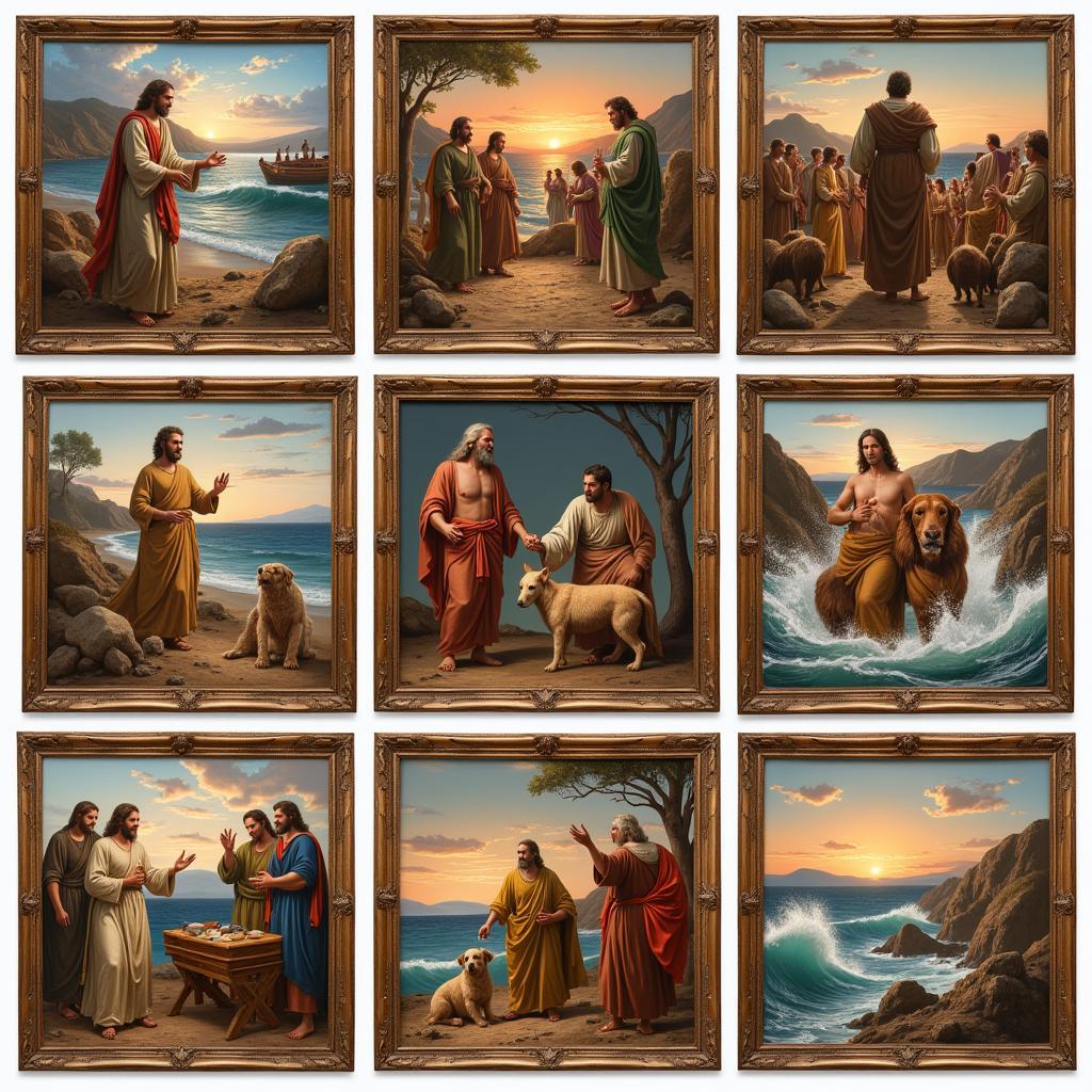 Judaica Art: Biblical Scenes