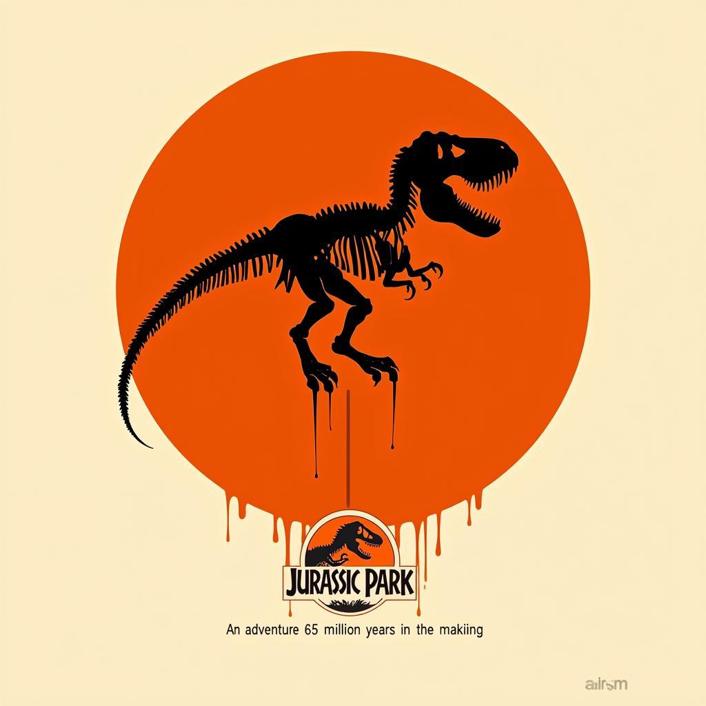 Jurassic Park Original Movie Poster Design Analysis