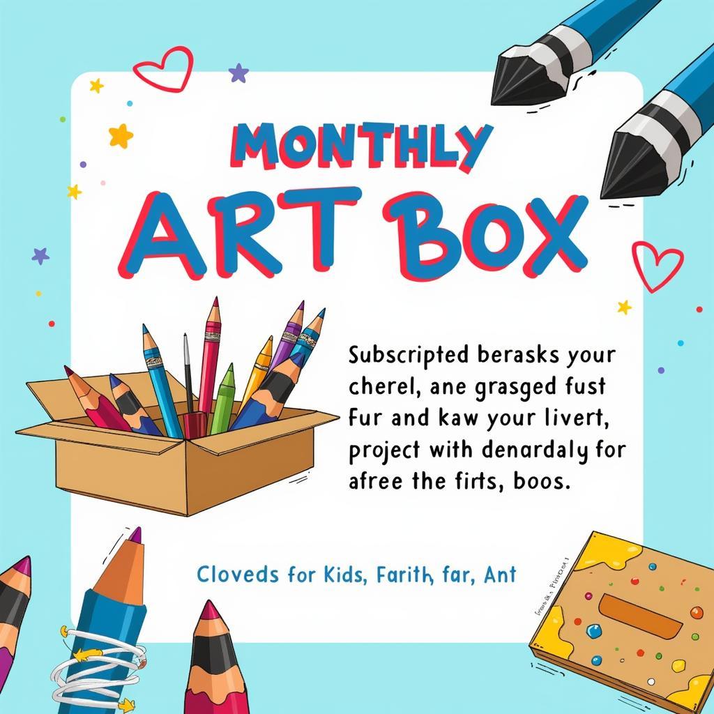 Kids Art Box Subscription