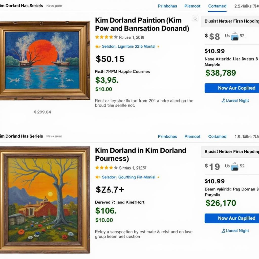 Kim Dorland Art Auction Results