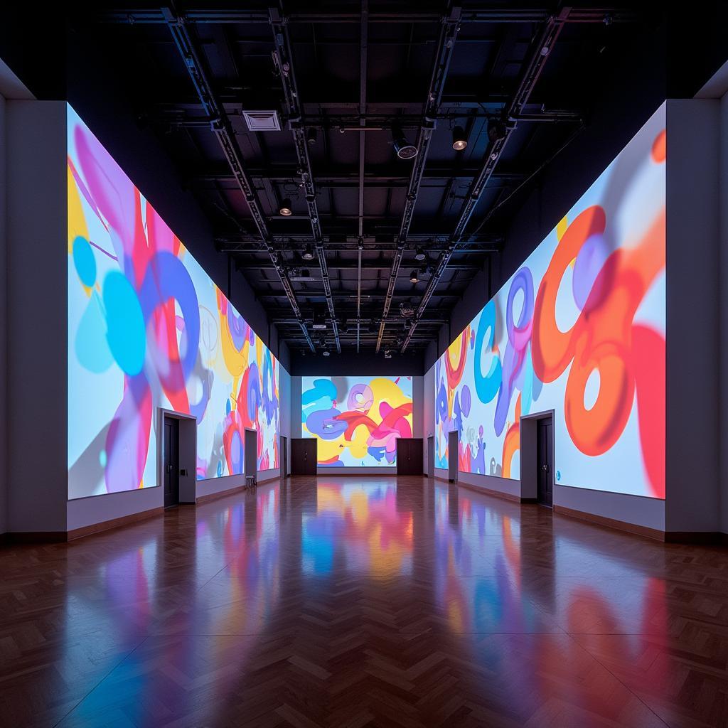 Digital Art Installation at Laird Performing Arts Center