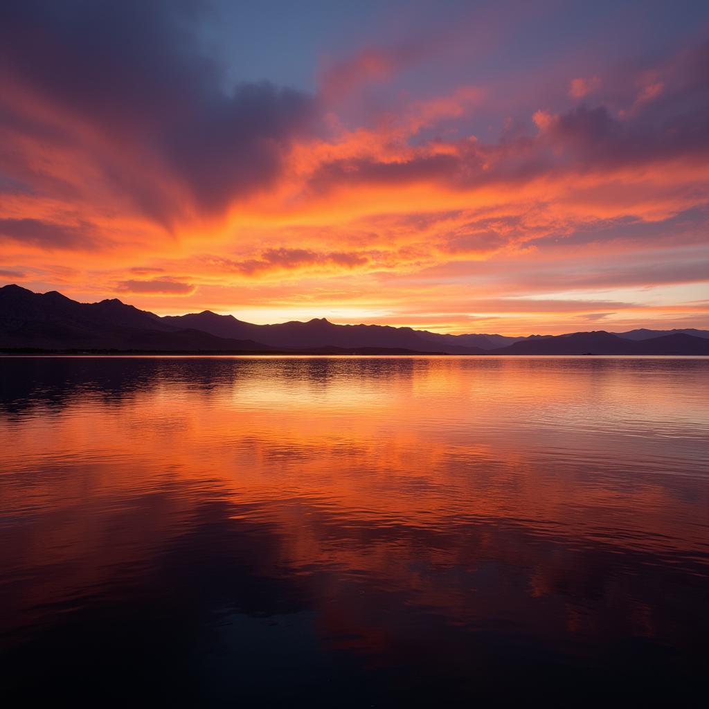 Lake Mead Photography at Sunset