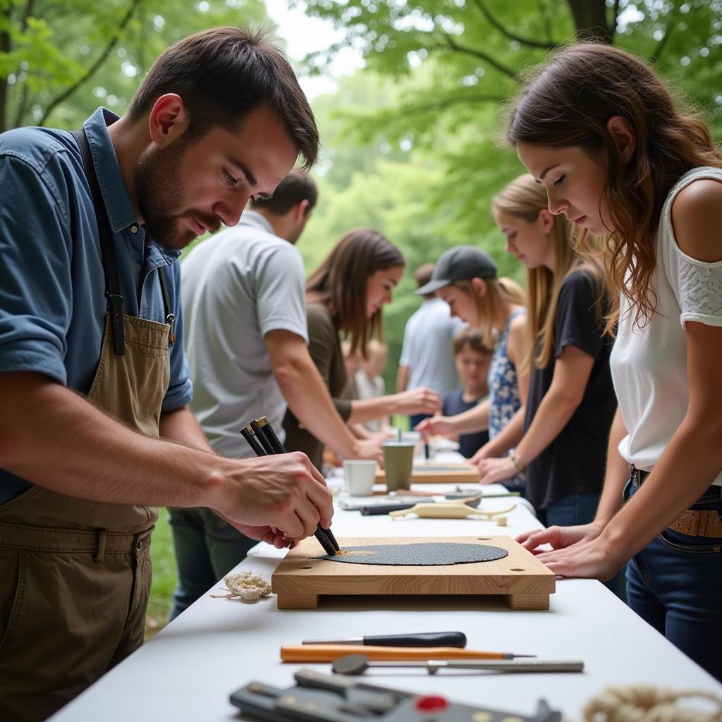 Lanesboro Art Demonstration