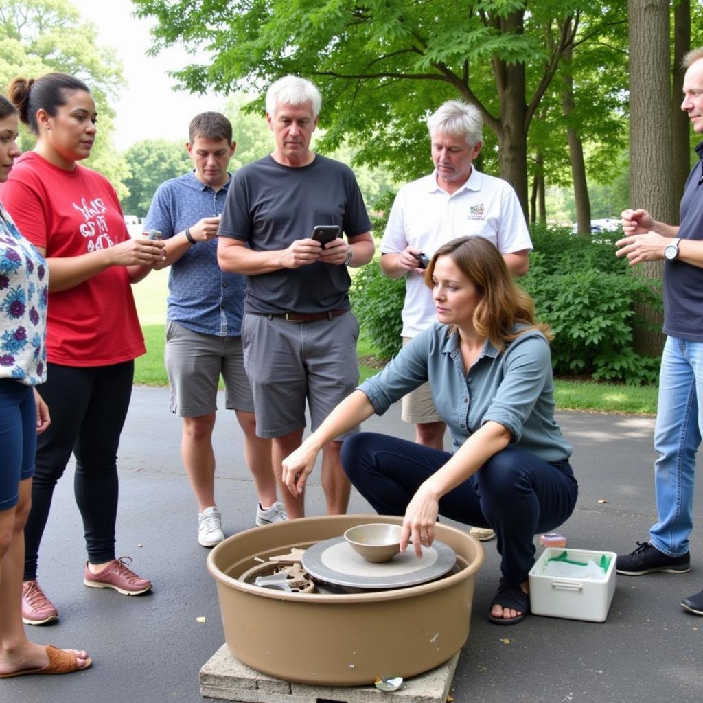 Laporte Arts in the Park Art Demonstrations