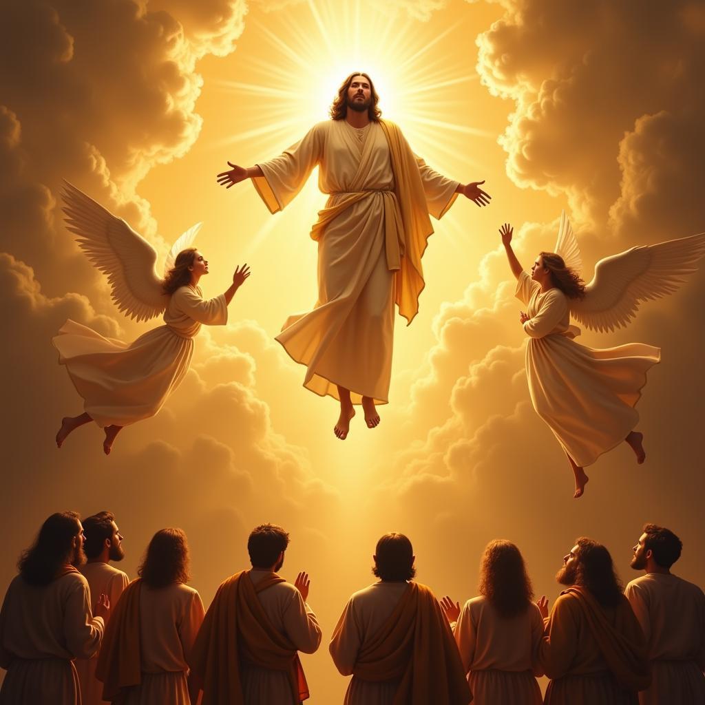 Christ Ascending in LDS Art