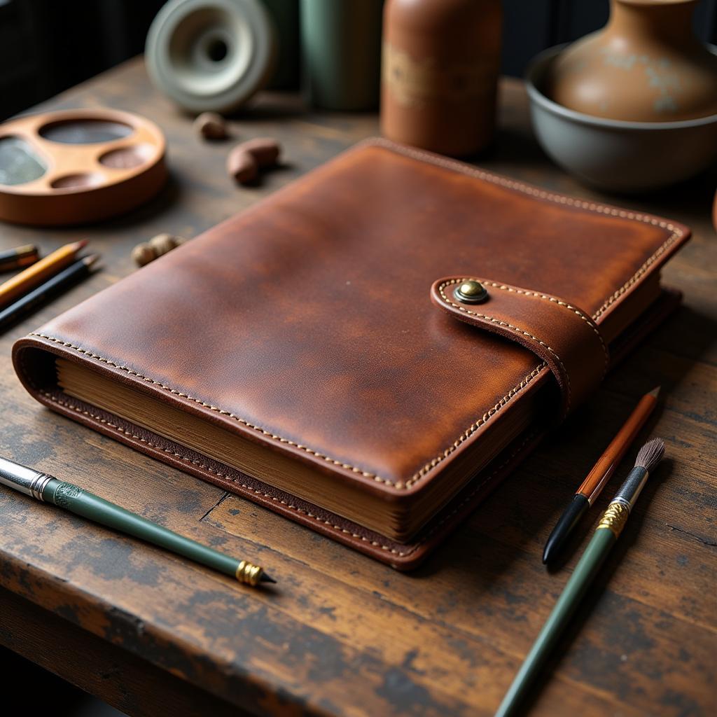 Leather art portfolio cases offer durability, style, and a timeless appeal.