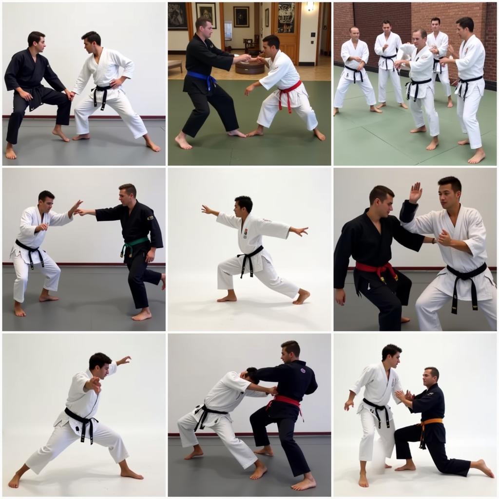 Lunges in Various Martial Arts Styles