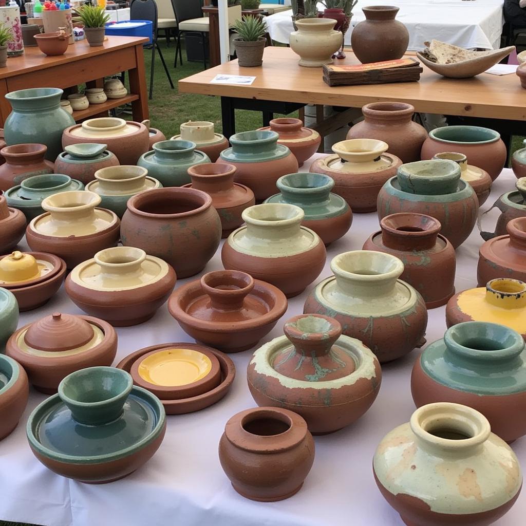 Maggie Valley Pottery Display