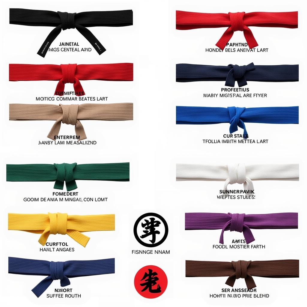 Martial Arts Belts and Symbols