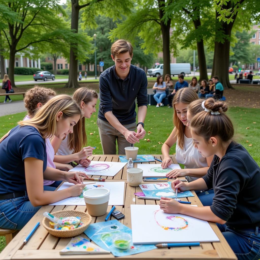 Community Workshop at Medina Art in the Park