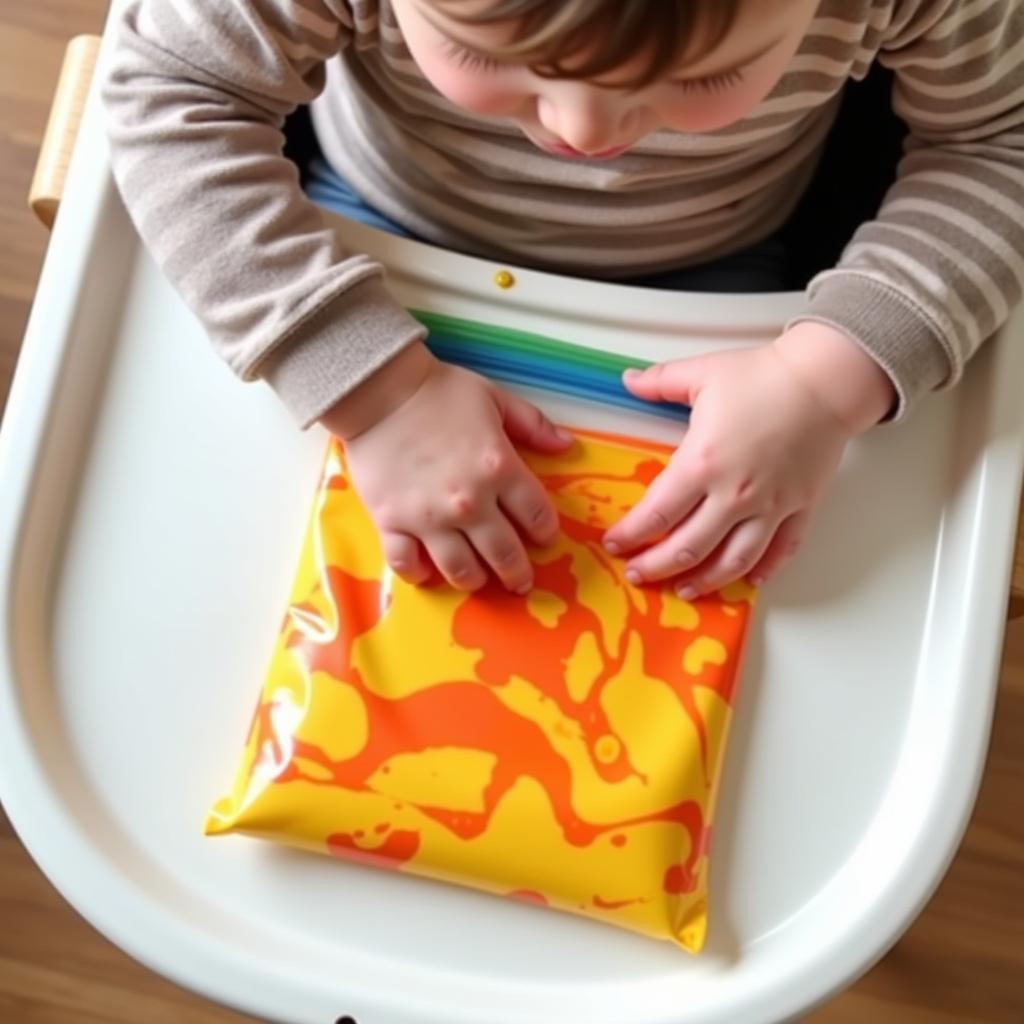 Mess-Free Fall Infant Art