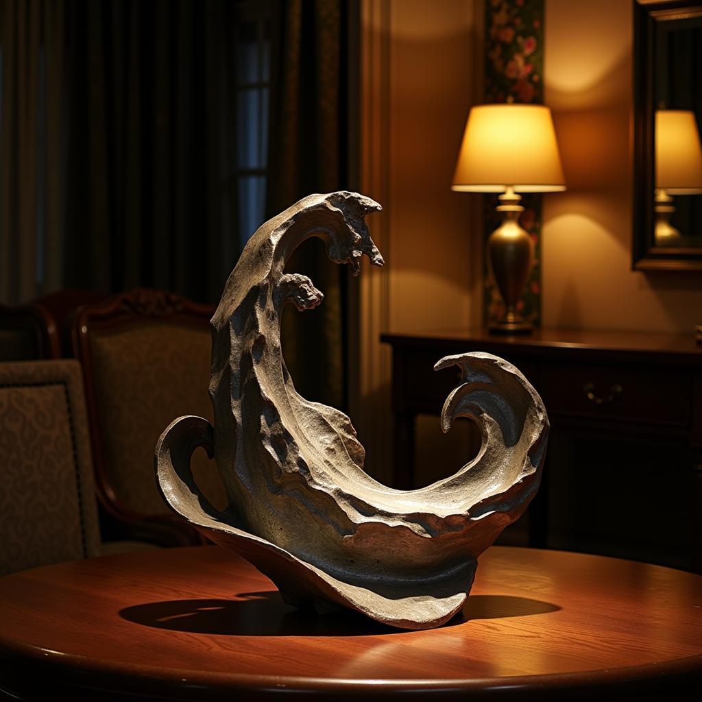 Metal Art Waves Lighting Techniques