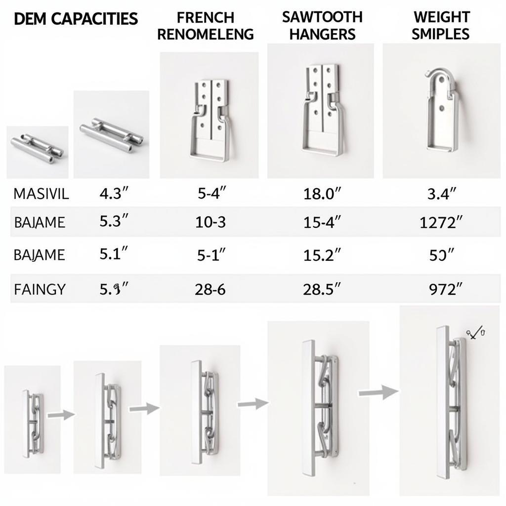 Metal Wall Art Hanger Weight Capacity Chart