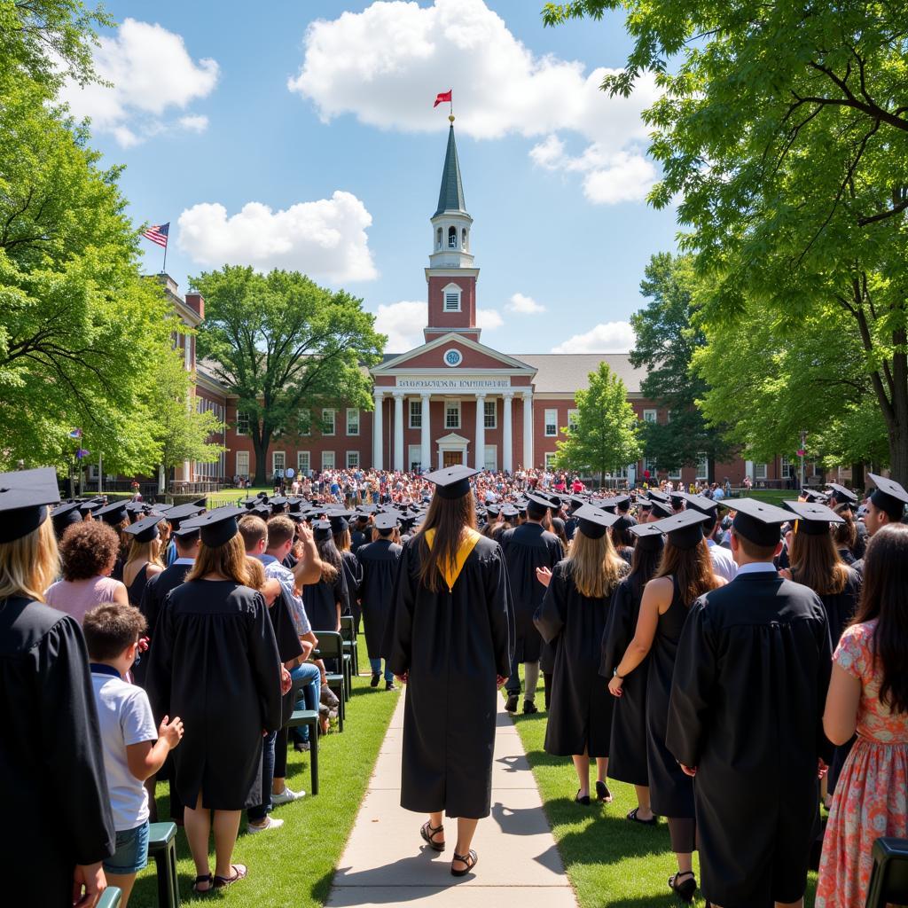 Graduation Ceremony at a Midwest Liberal Arts College