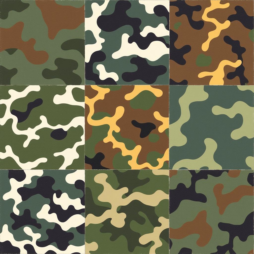 Military Camouflage Patterns as Artistic Inspiration