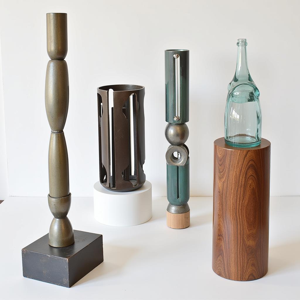 Modern Interpretations of the Art Cylinder in Sculpture and Digital Art