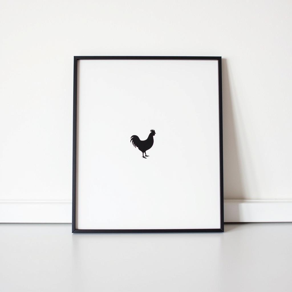 Modern Chicken Canvas Print