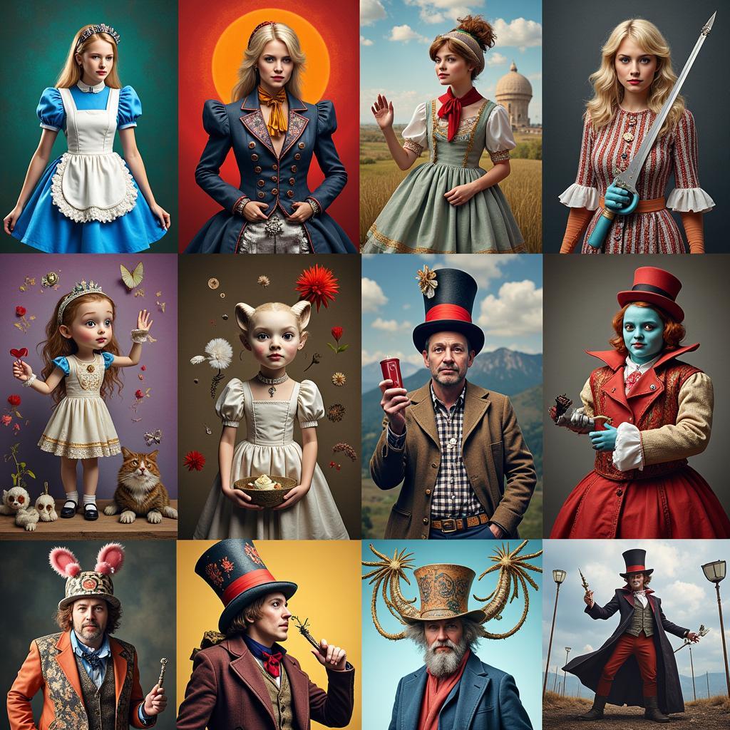 Modern Interpretations of Alice and Mad Hatter in Art