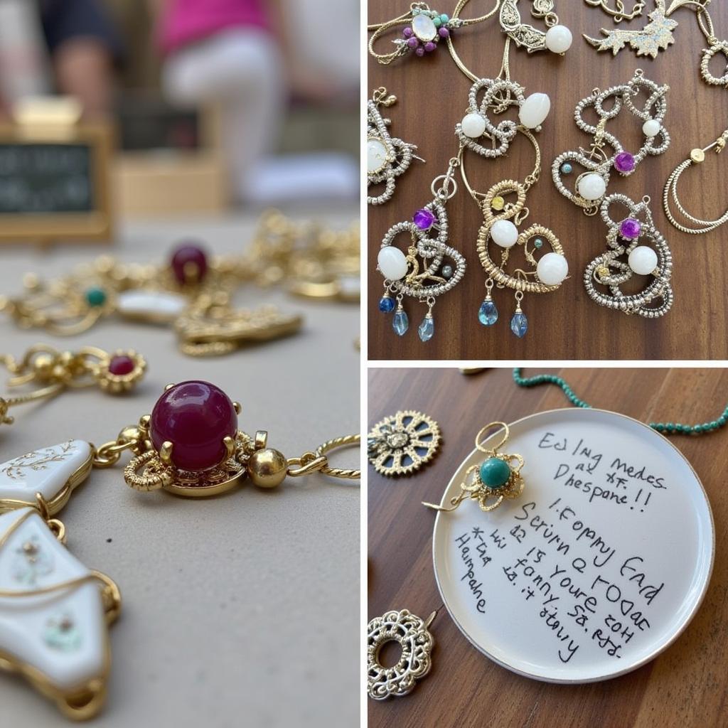 Handcrafted jewelry at the Monteagle Arts and Crafts Festival