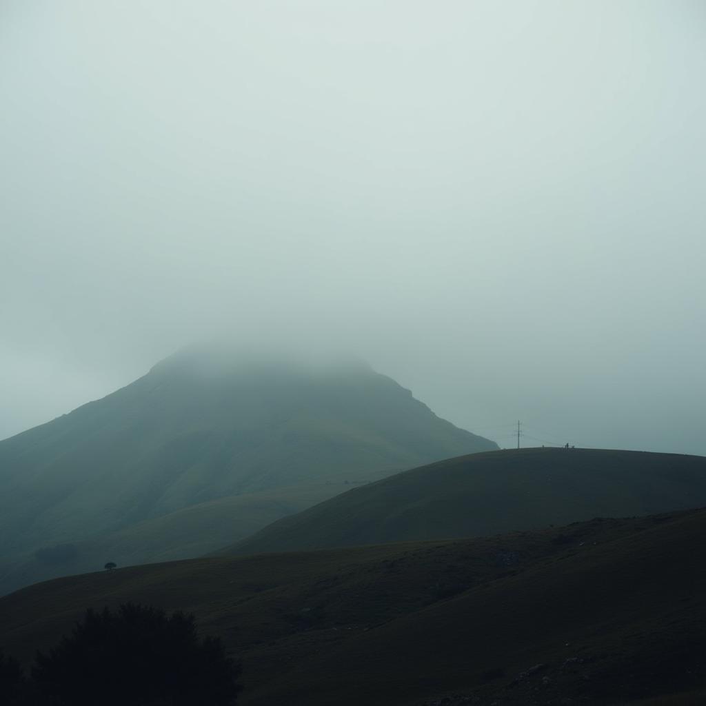 Moody Landscape with Fog