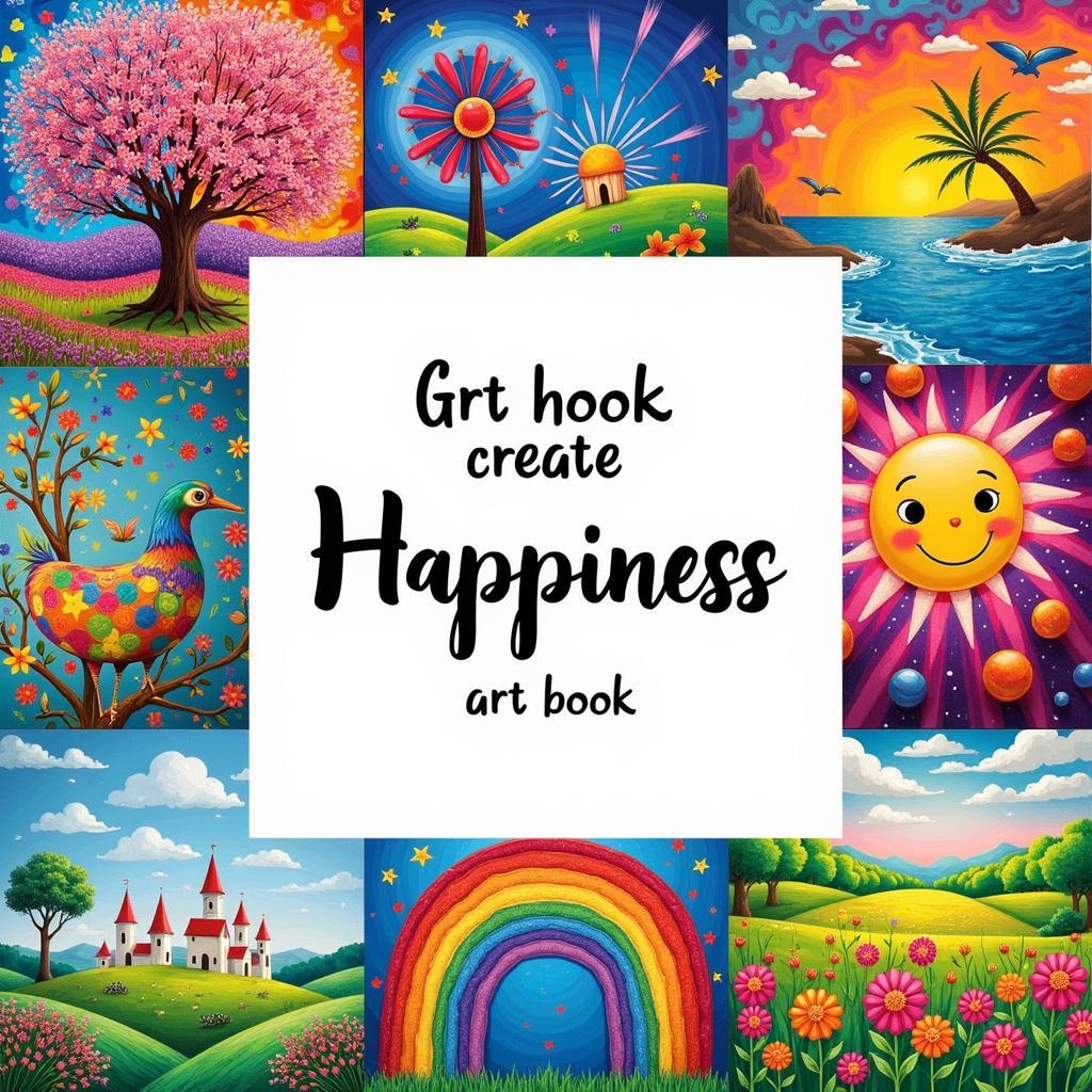 Colorful Inspiration for a Happiness Art Book