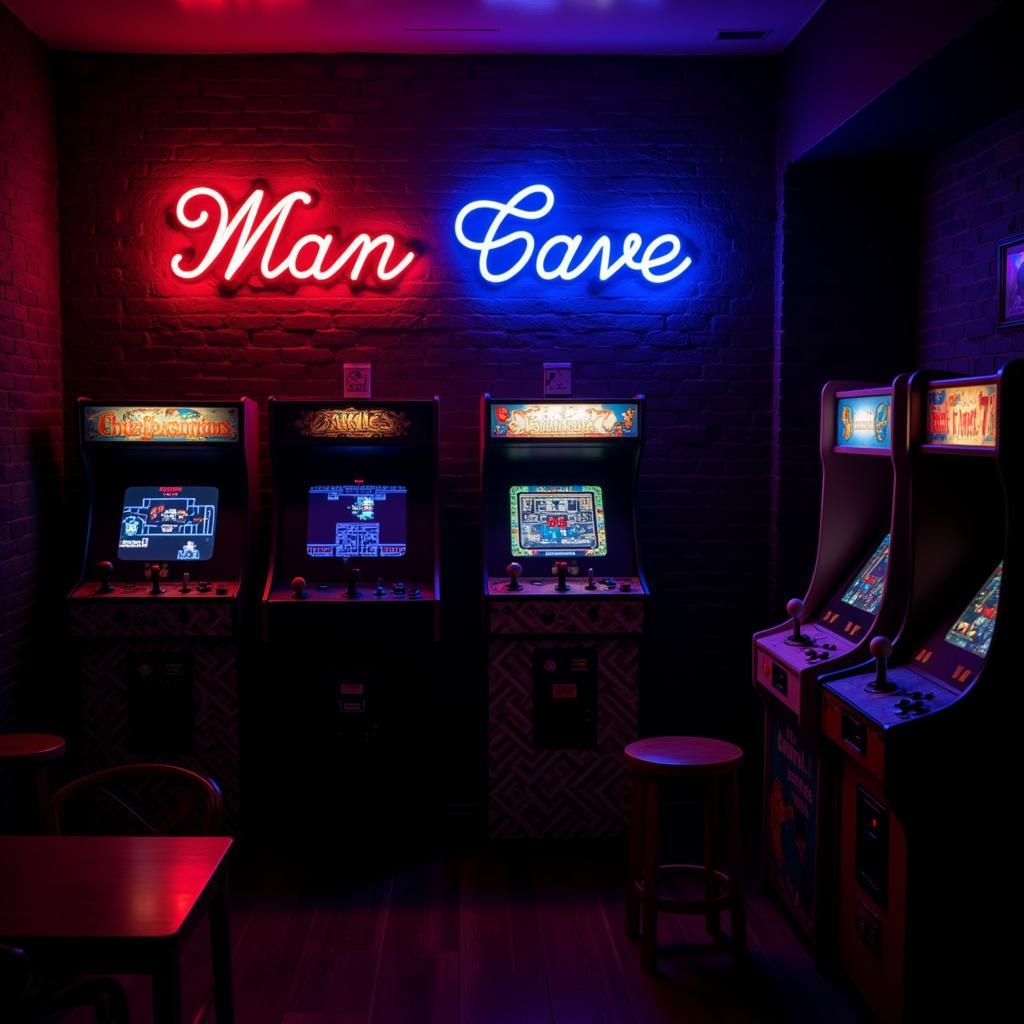 Neon Lights for Man Cave Wall Decor