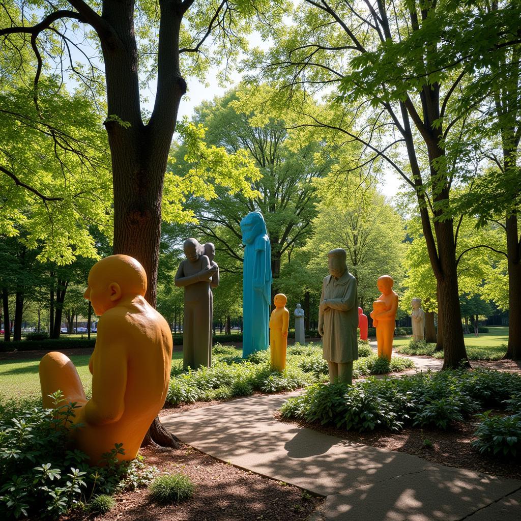 Sculptures in North Kansas City Parks