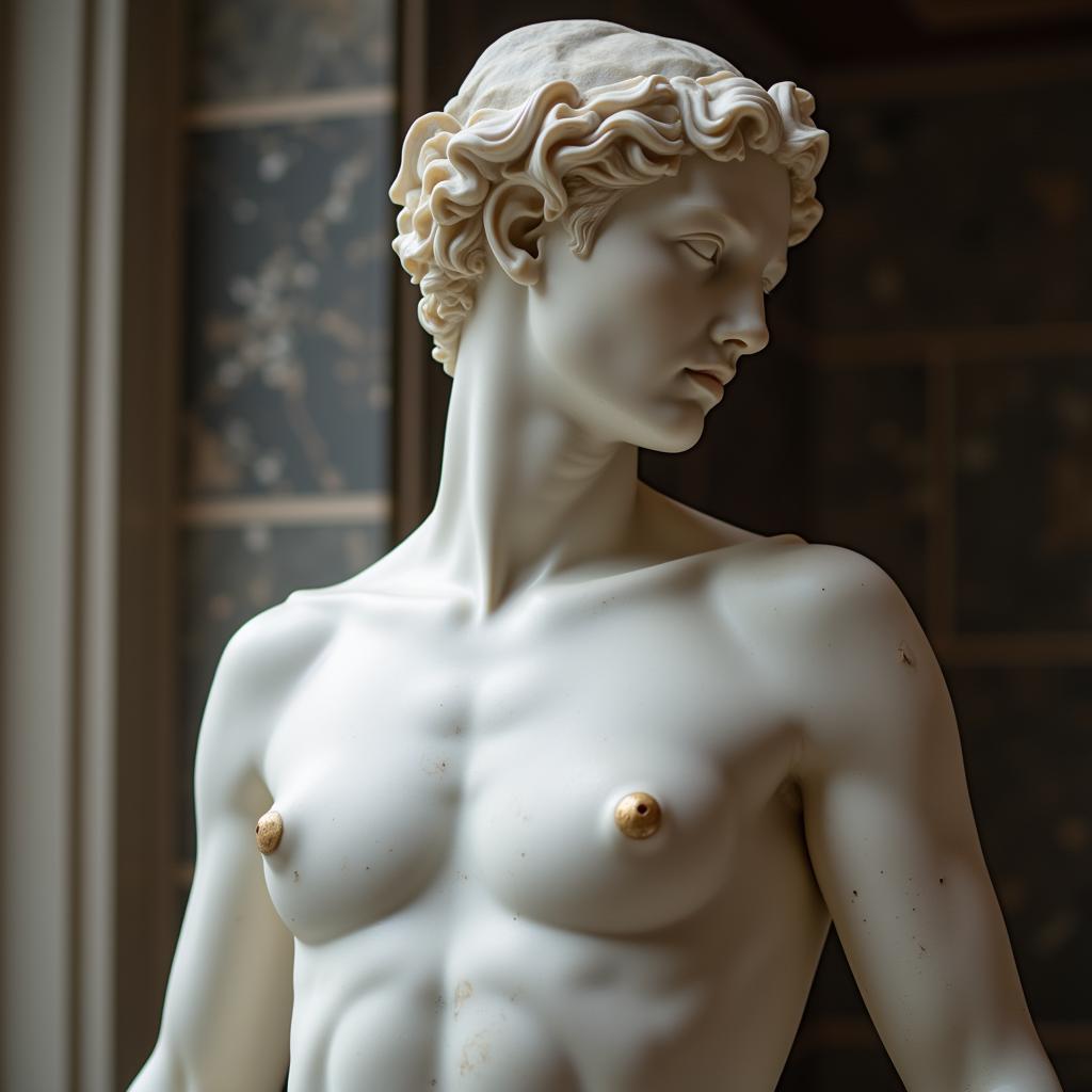 Classical Sculpture of a Nude Figure