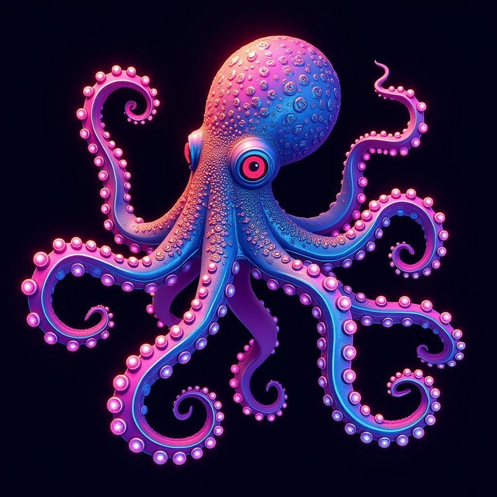 Digital Octopus Illustration