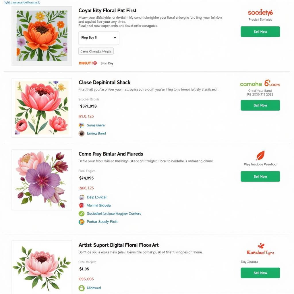 Online Floral Art Platforms