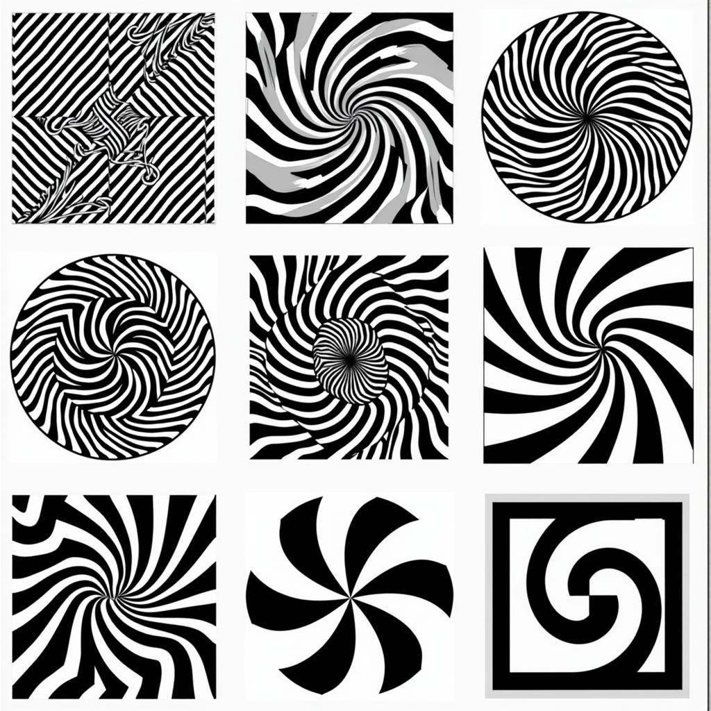 Examples of Op Art Optical Illusions