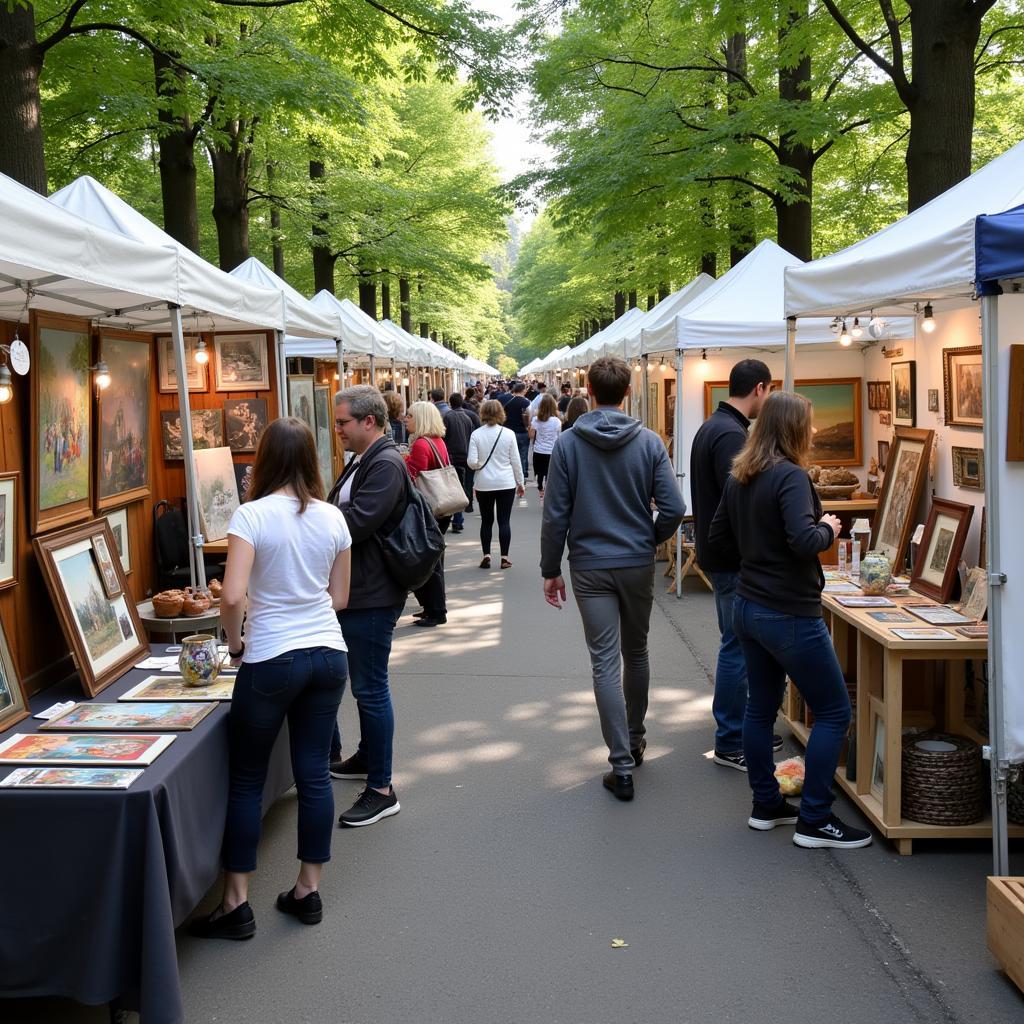 Oregon City Arts Festival Art Displays