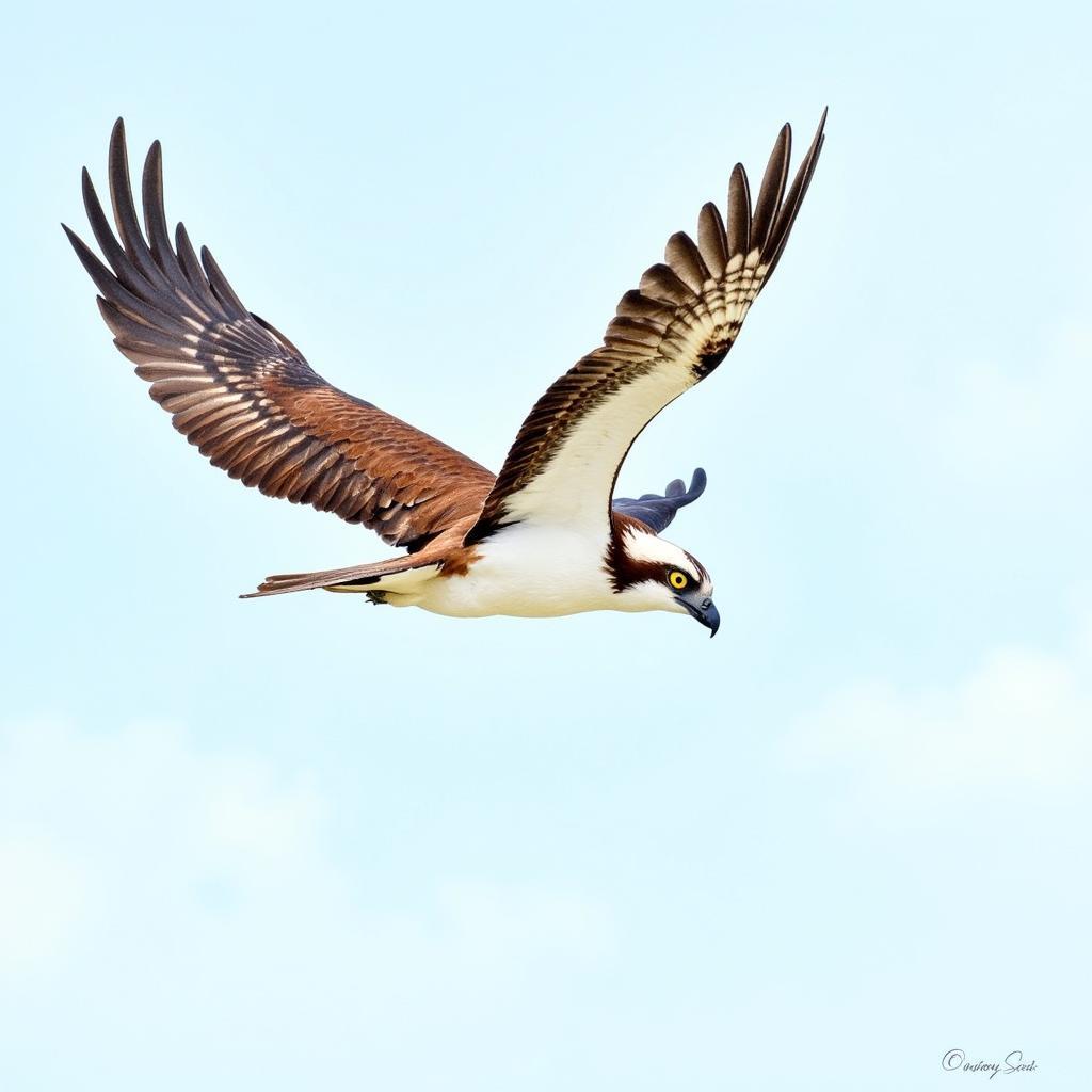 Osprey Watercolor Painting