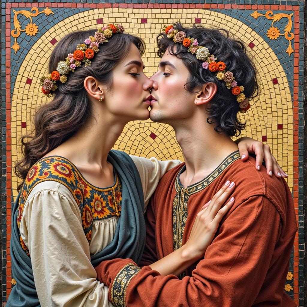 Ancient Depictions of Passionate Kisses