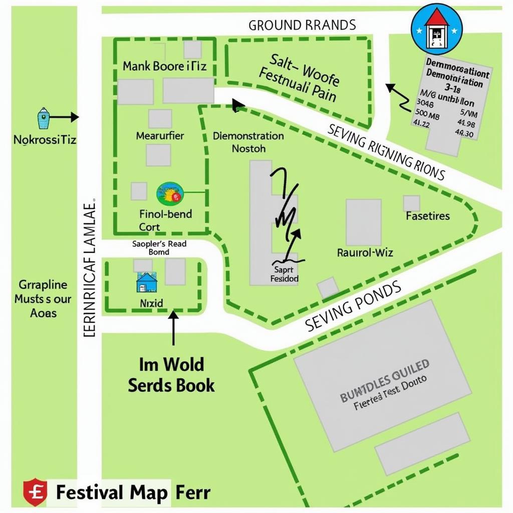 Paulding Meadows Arts and Crafts Festival Map