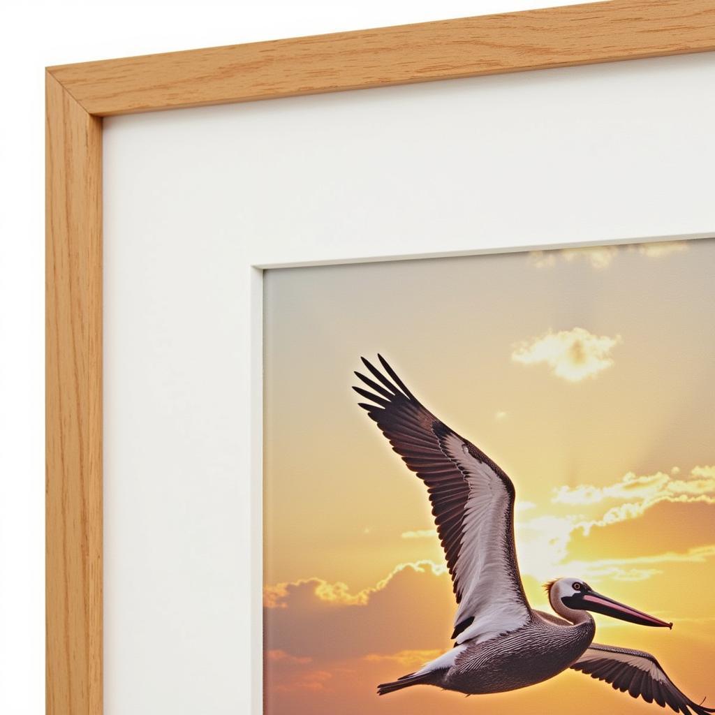 Pelican Art Print Coastal Decor