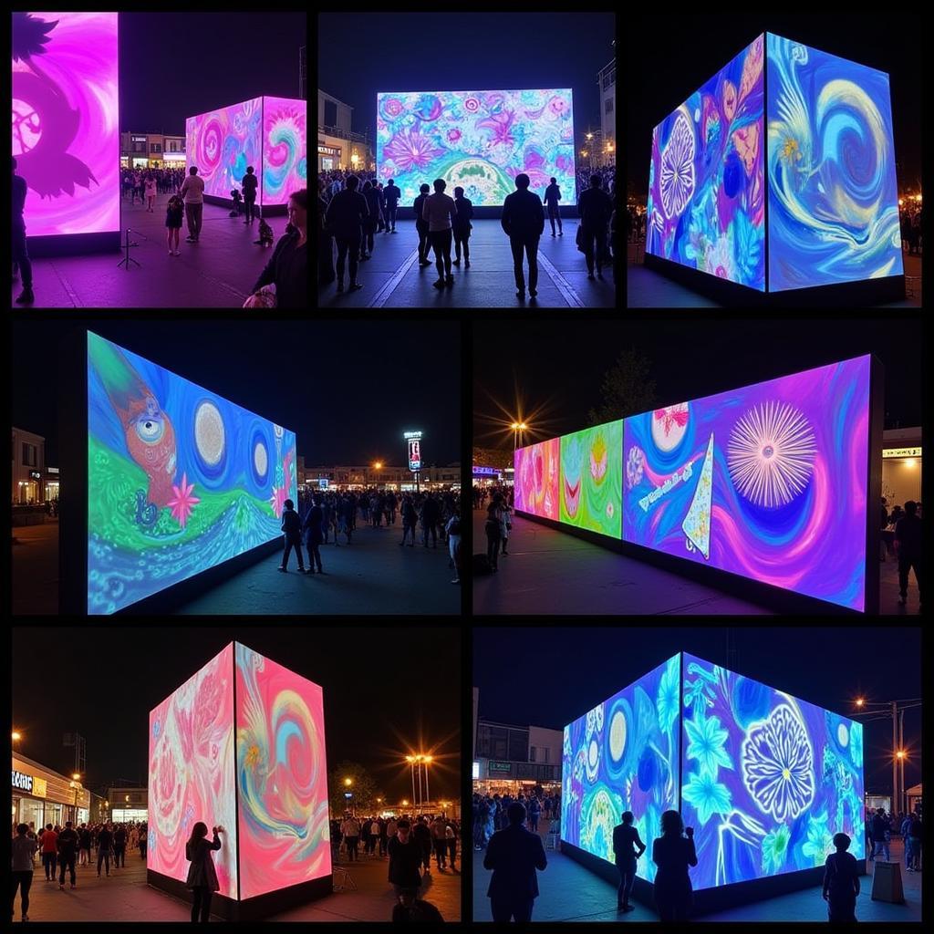 Digital Art Installations at Phoenixville Art Street Festival