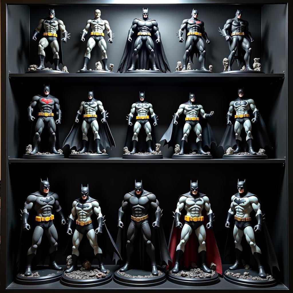 Play Kai Arts Batman Collection Display