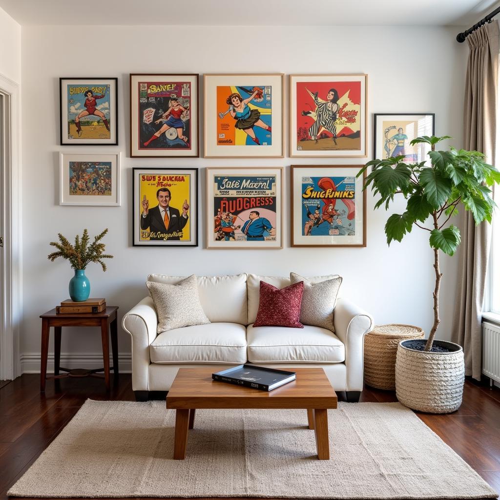 Pop Art in Home Decor: Creating a Gallery Wall