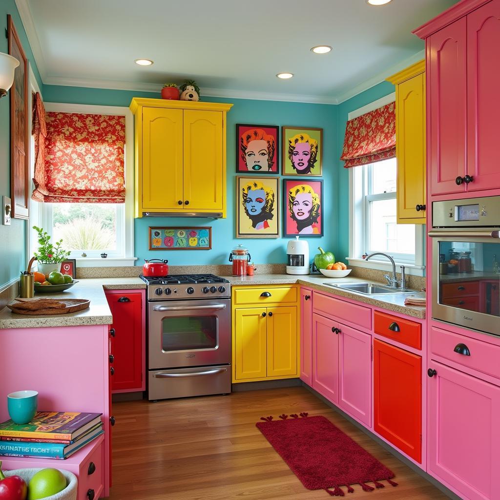 Pop Art Kitchen Decor: Colorful and Energetic Designs