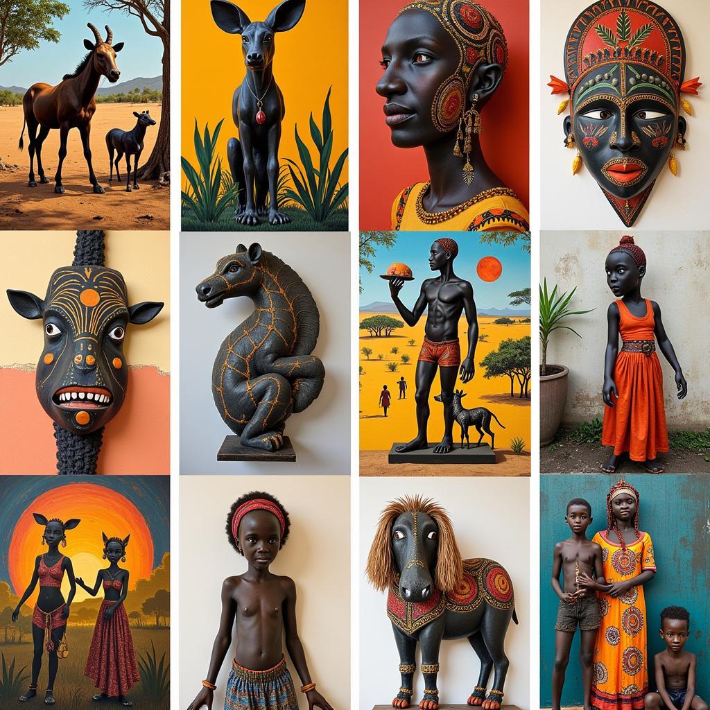 Popular African Art Wall Decor Themes