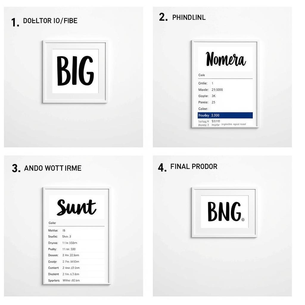 Demonstration of how to print and frame free printable name art.