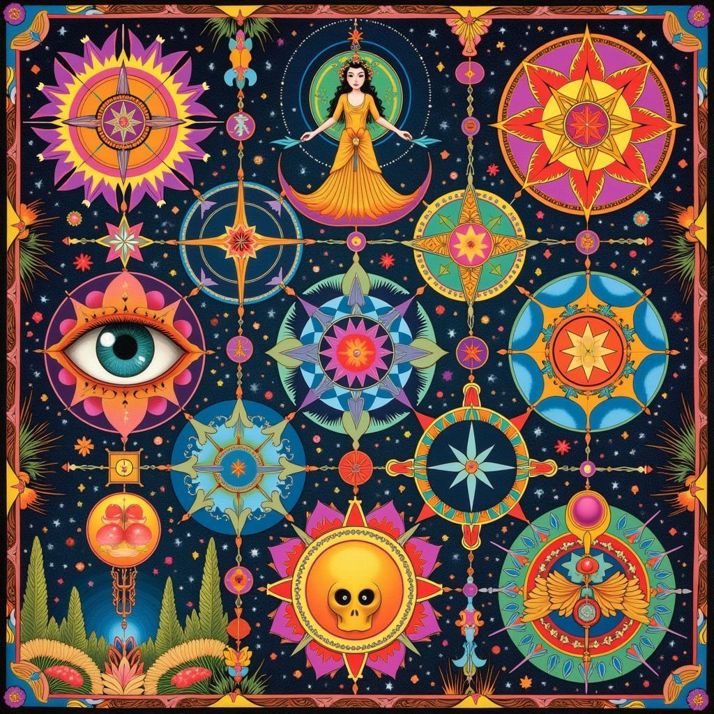 Symbolism and Themes in Psychedelic Art