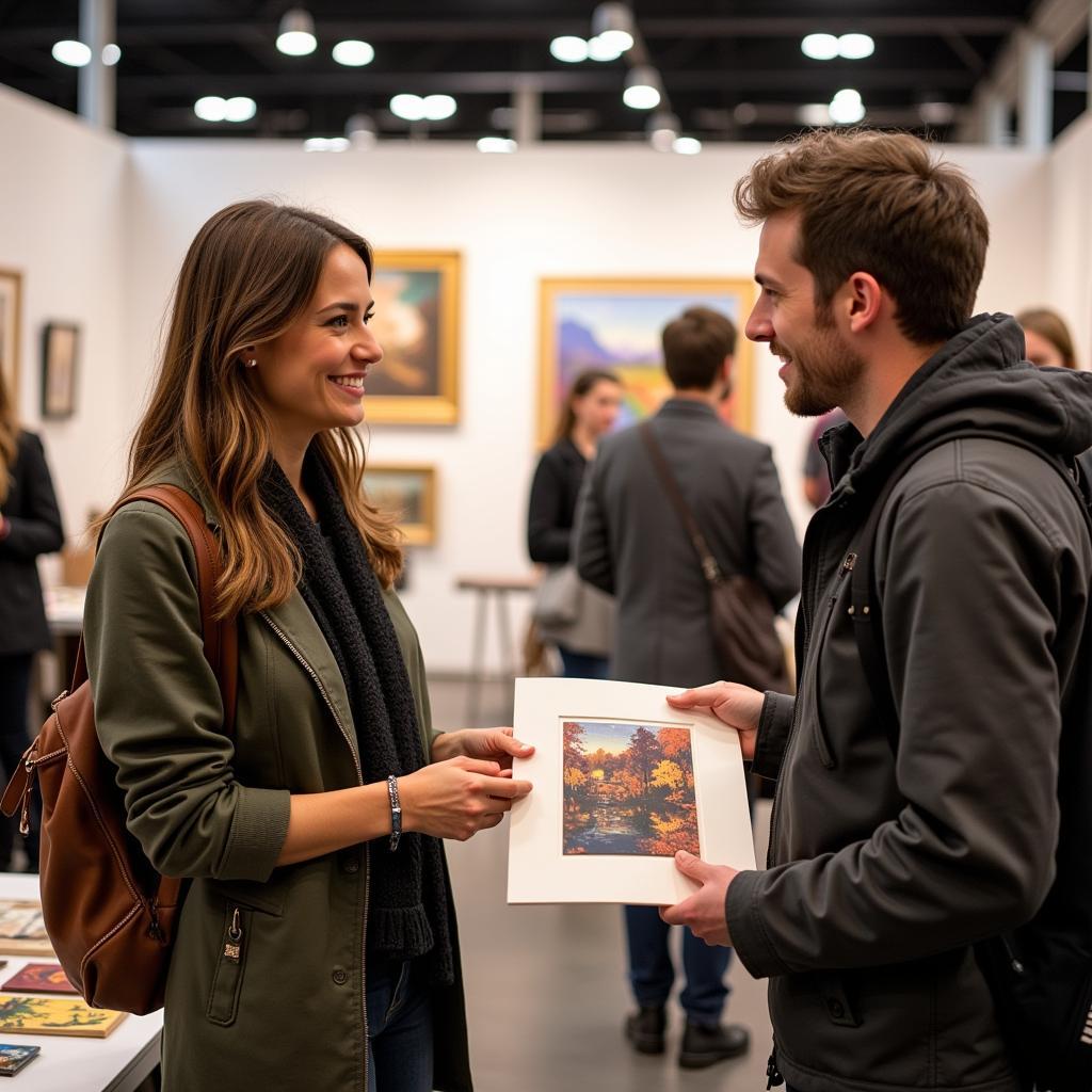 Queeny Park Art Fair Artist Interaction