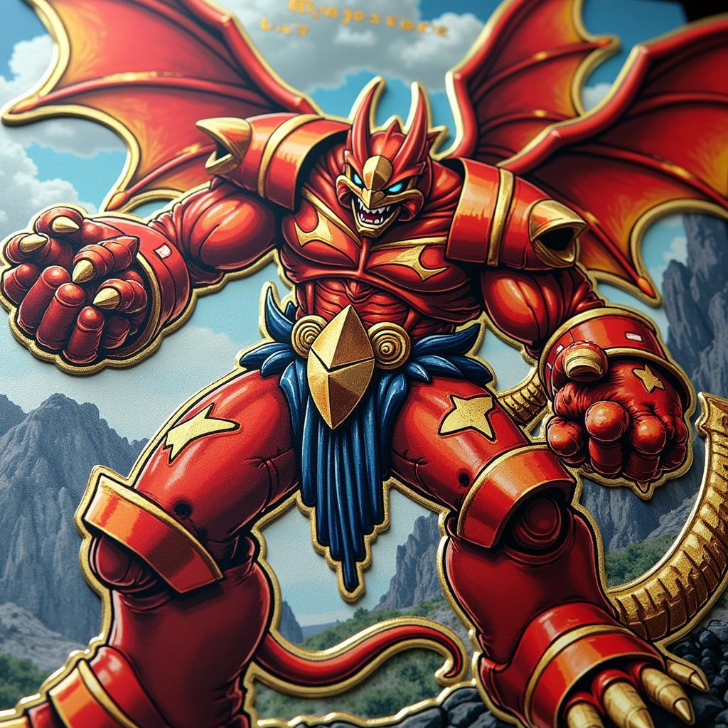 Close-up of Regigigas EX Full Art Card