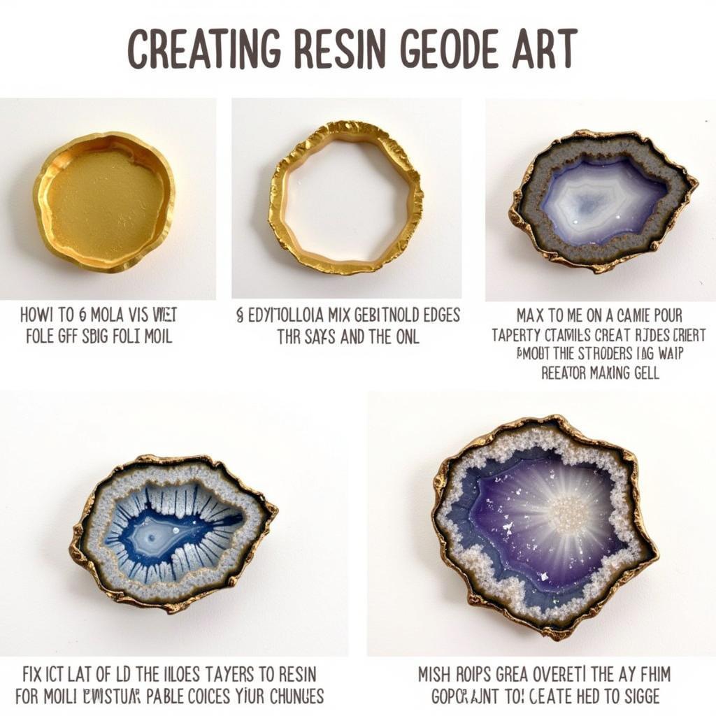 Creating Resin Geode Art