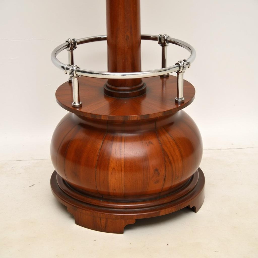 Restored Art Deco Hall Tree with Umbrella Stand