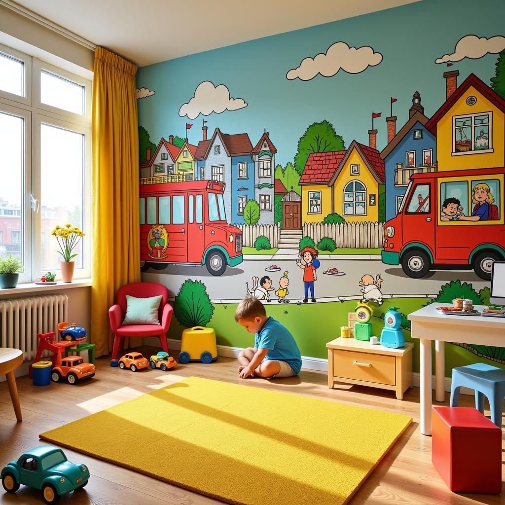 Richard Scarry Playroom Decor Ideas