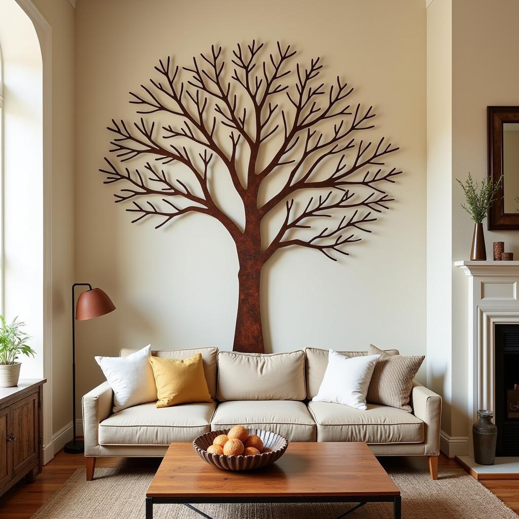 Rustic Metal Wall Art: Nature-Inspired Design