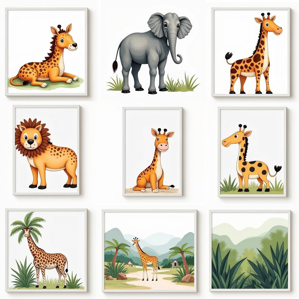 Safari Nursery Art Ideas